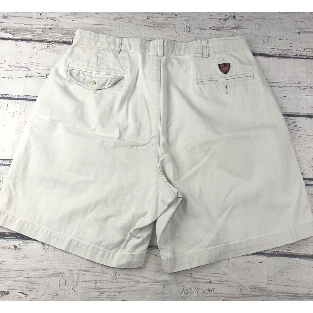 Ralph Lauren Polo Golf Mens 34 Tan Pleated Front Pockets Fairway Shorts‎ Classic - Picture 10 of 11